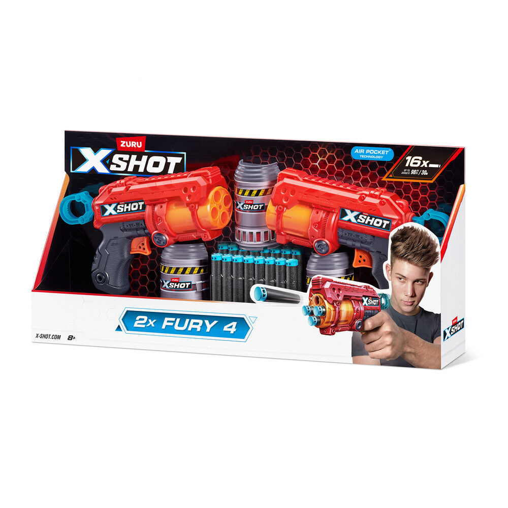 Xshot excel double fury 4 blaster combo pack