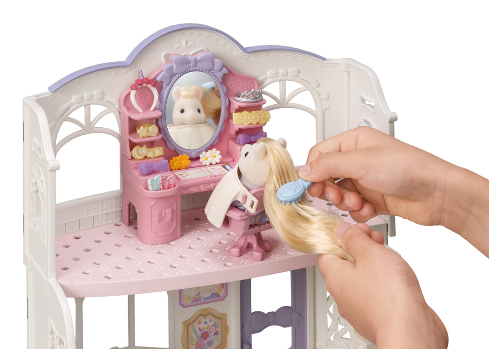 Sylvanian Families Pony Frisørsalon med figur