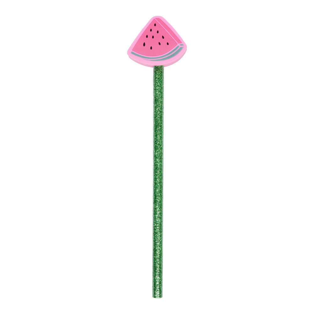 Blyant grøn glitter m/topviskelæder
