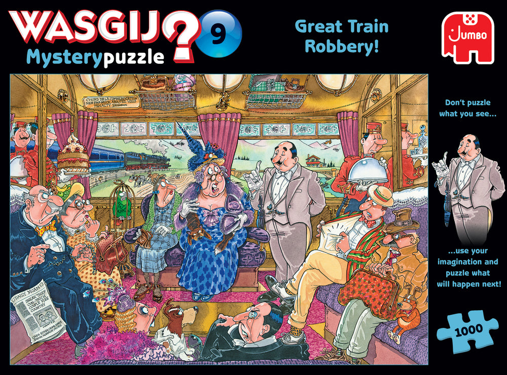 Wasgij puslespil mystery 9 1000 brikker