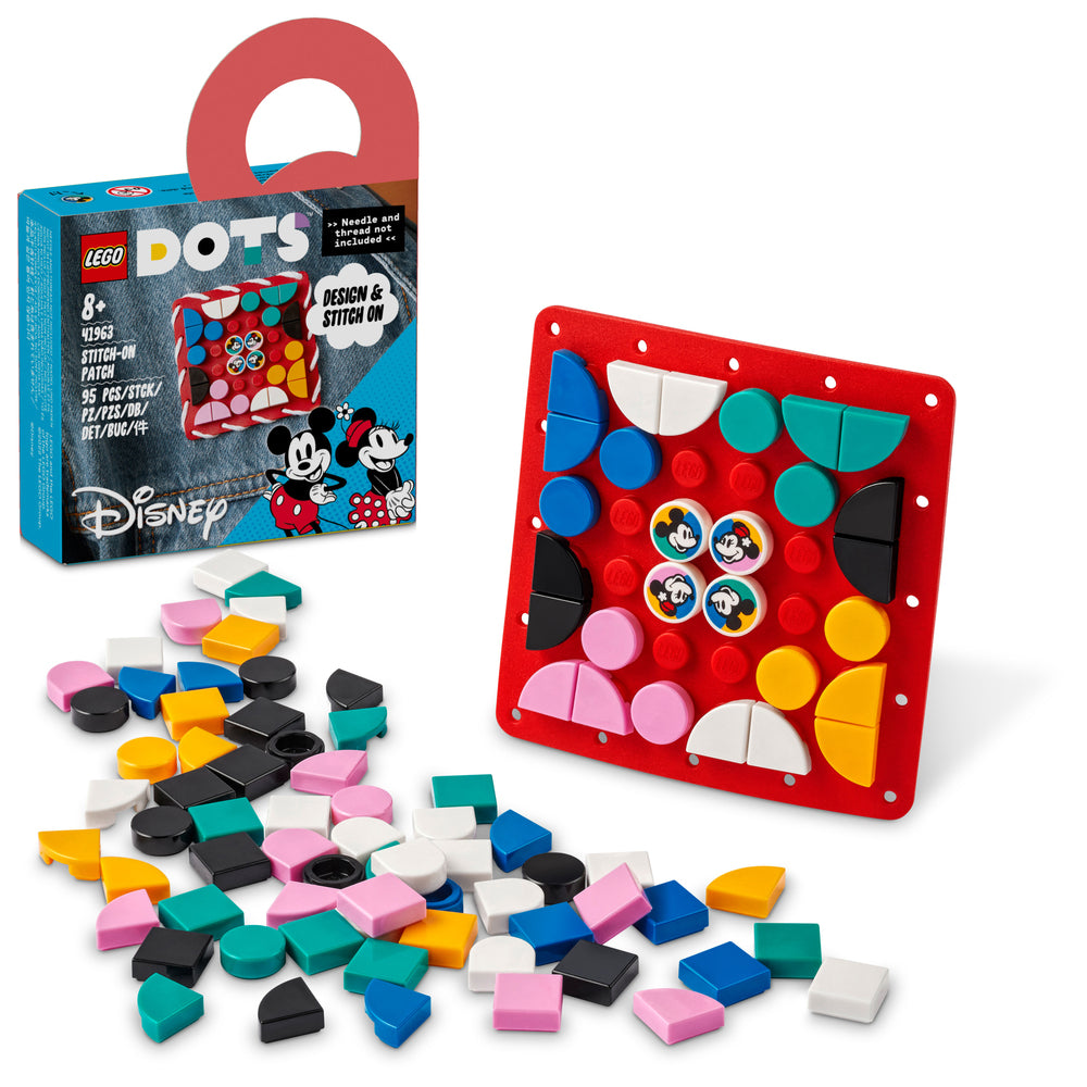 41963 LEGO Dots Mickey Mouse Og Minnie Mouse Påsyningsmærke
