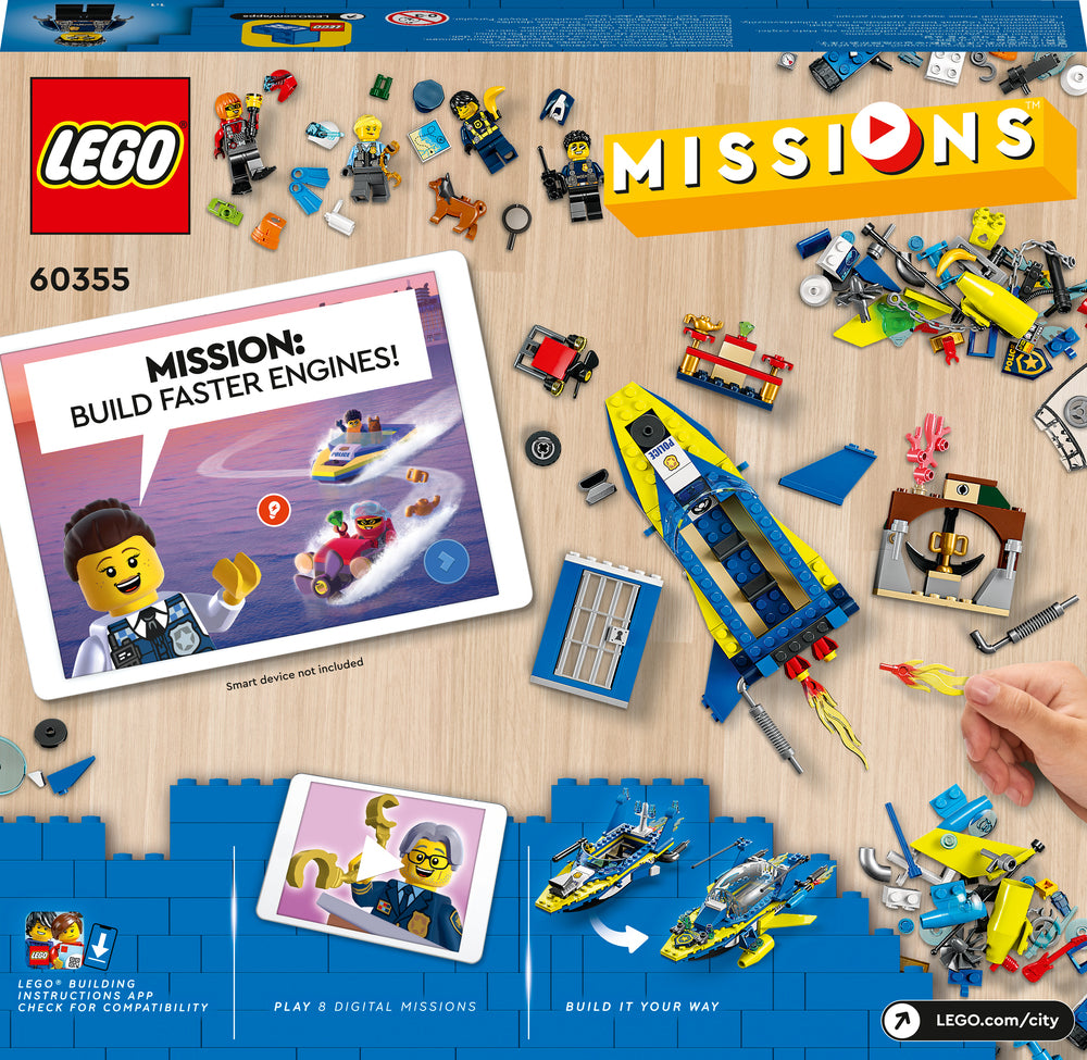 60355 LEGO City Missions Havpolitiets Detektivmissioner