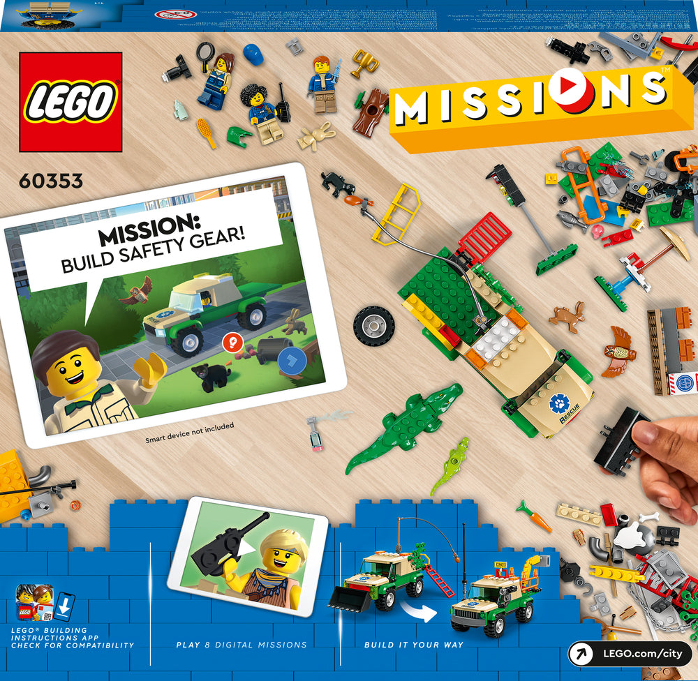 60353 LEGO City Missions Redningsmissioner For Vilde Dyr