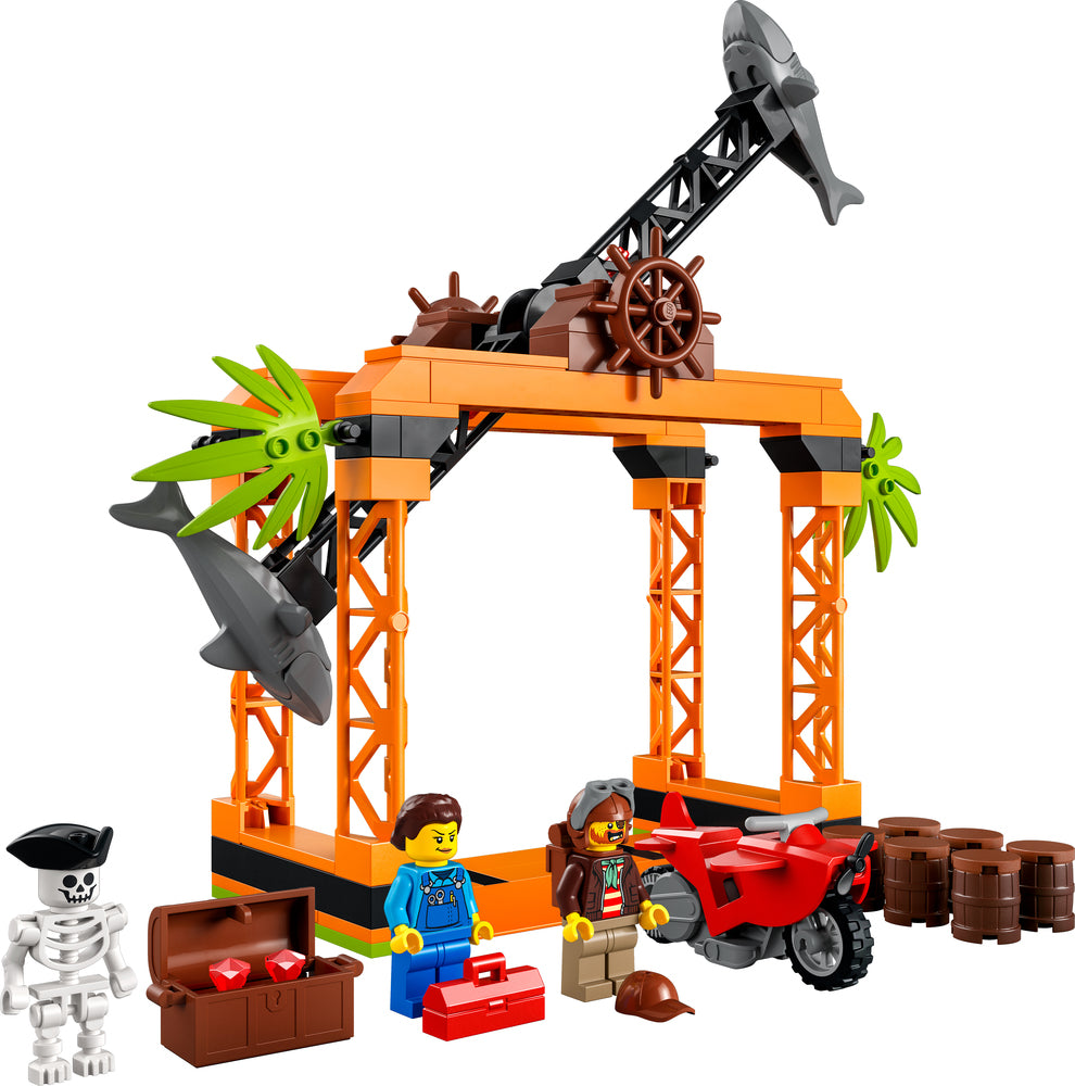 60342 LEGO City Stuntz Stuntudfordring Med Hajangreb
