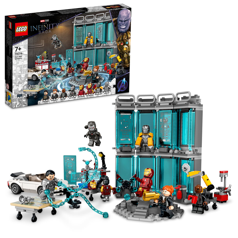 76216 LEGO Super Heroes Iron Mans Våbenkammer