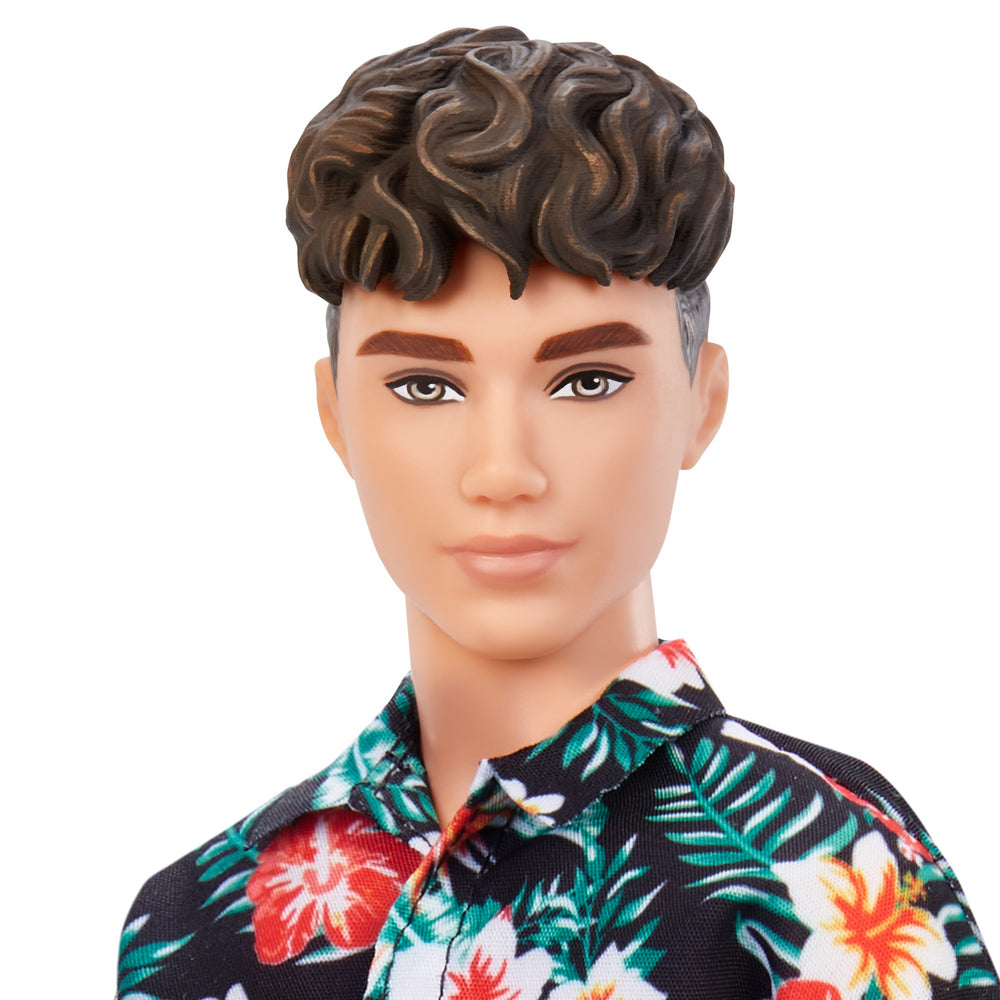 Barbie Ken Fashionista dukke med blomstret skjorte