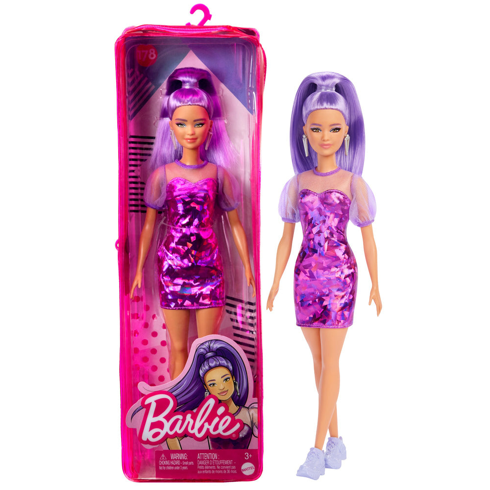Barbie Fashionista dukke lilla