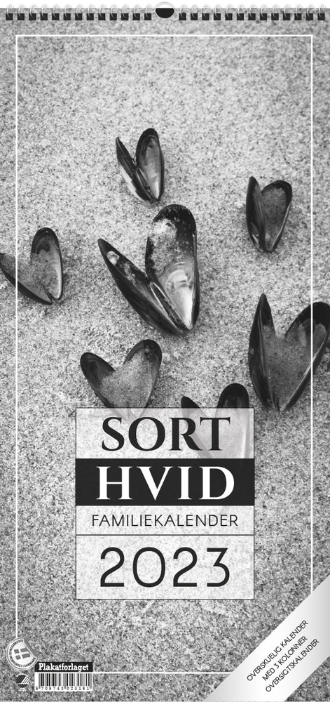 Året Rundt sort/hvid m/3 kol. 2023
