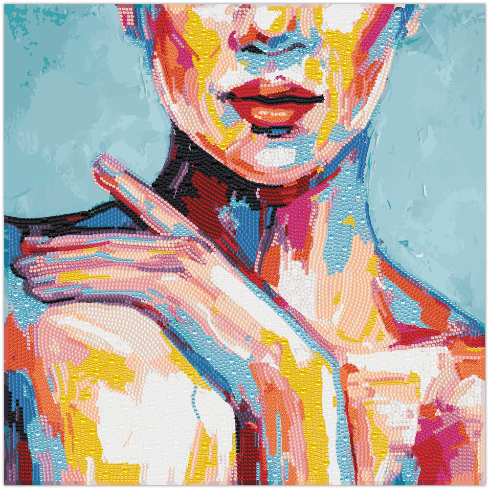 Diamond Art MIX kvinde 40 x 40 cm