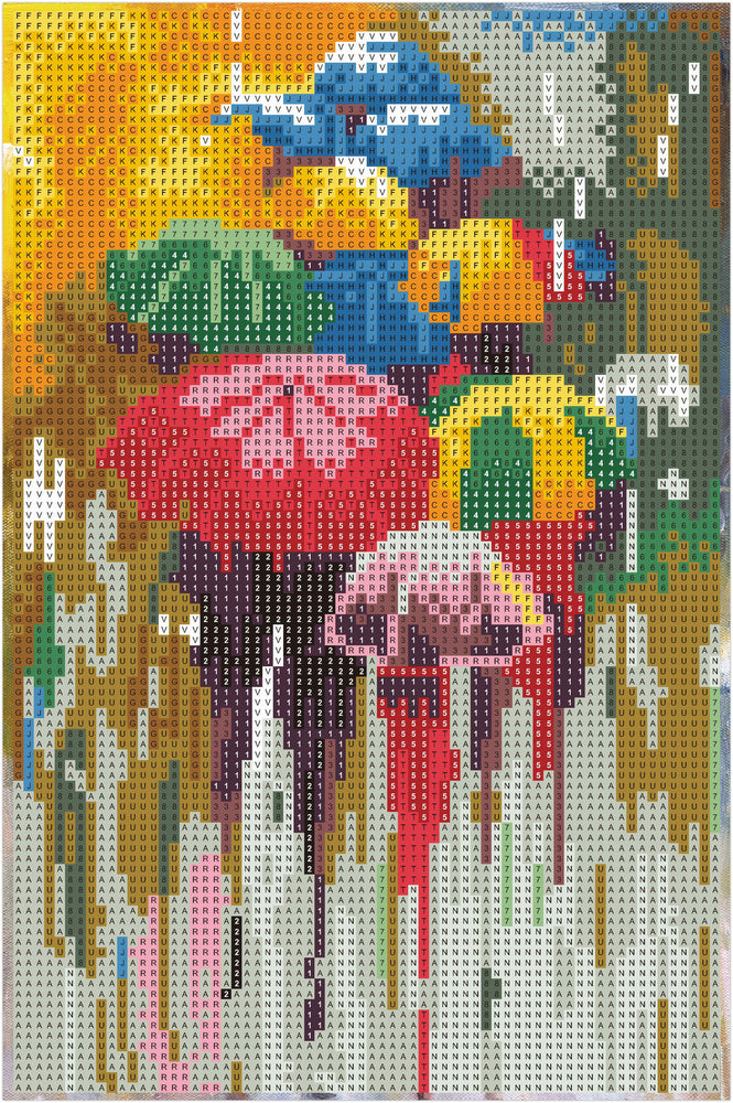 Diamond Art paraplyer lærred 20 x 30 cm
