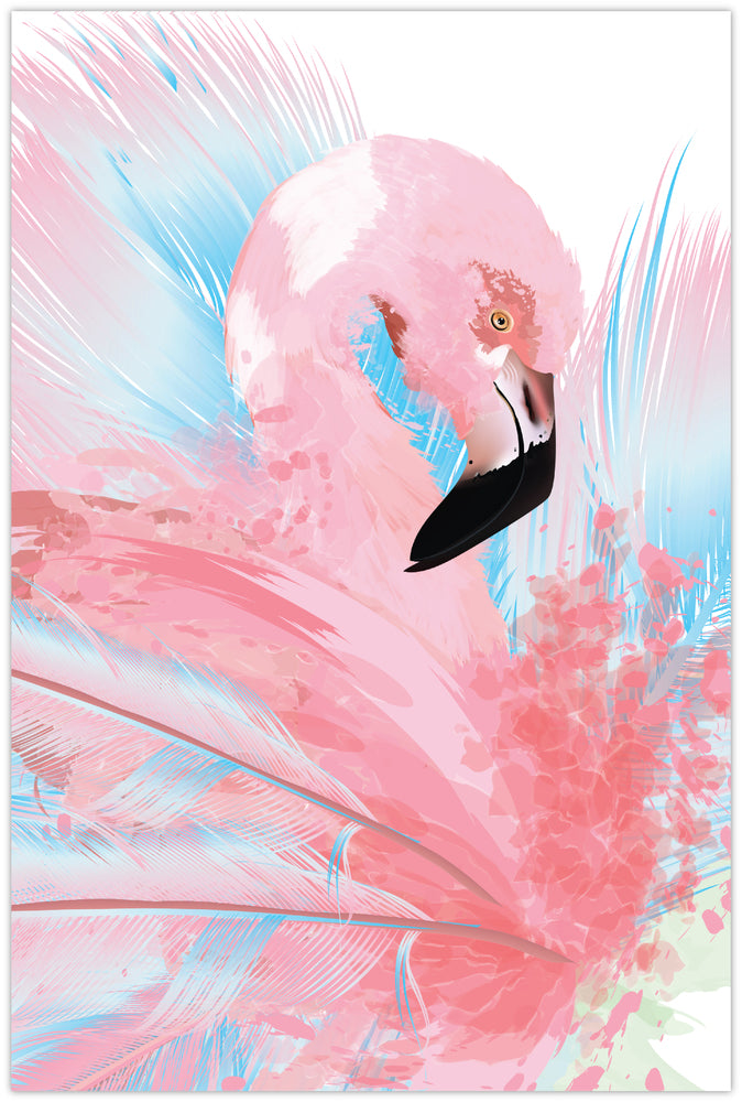 Diamond Art flamingo 20 x 30 cm