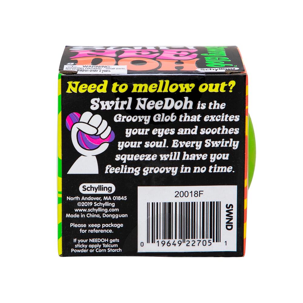 NeeDoh Fidget Bold Hvirvel - Swirl asst