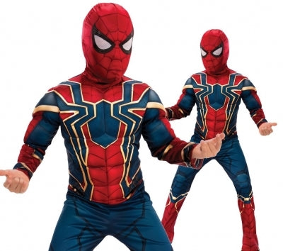 Iron Spider / Spider-Man dragt str. 8-10 år