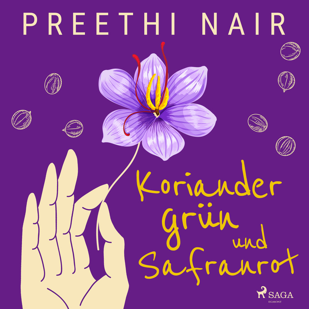 Koriandergrün und Safranrot
