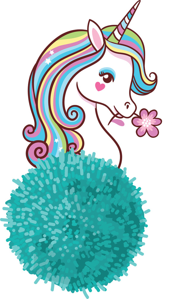 Pom Pom Art Unicorn 3 stk.