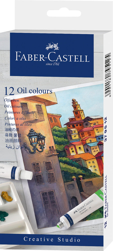Olie farver Faber-Castell start sæt 12 ass