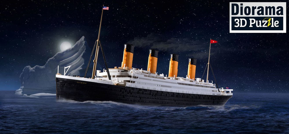 Gift Set RMS Titanic + 3D Puzzle (Iceberg)