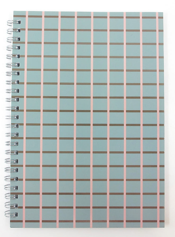 Notesbog spiral A5 linjeret m/lak