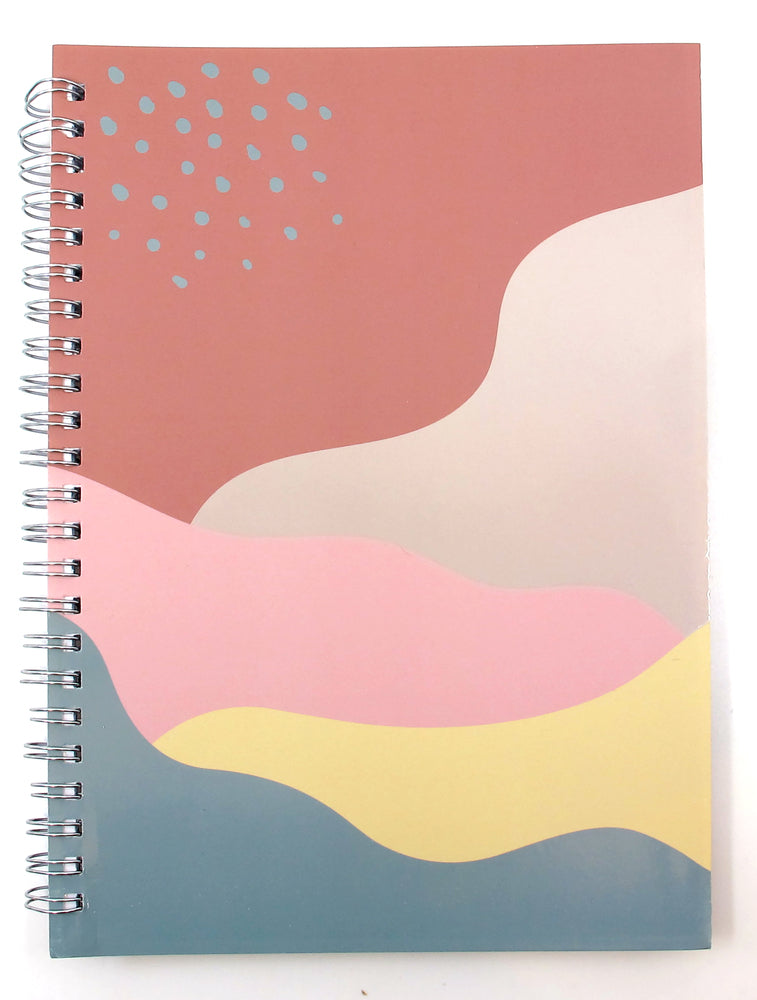 Notesbog spiral A5 linjeret m/lak