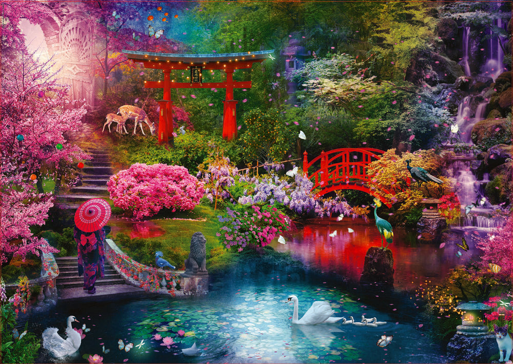 Puslespil Japanese Garden 3000 brikker