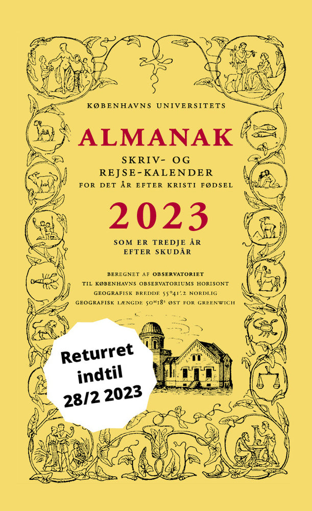 Universitetets Almanak Skriv- og Rejsekalender 2023