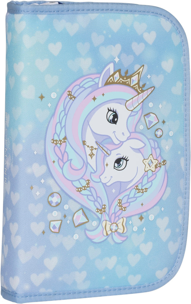 Beckmann onezip unicorn princess ice blue m/indhold