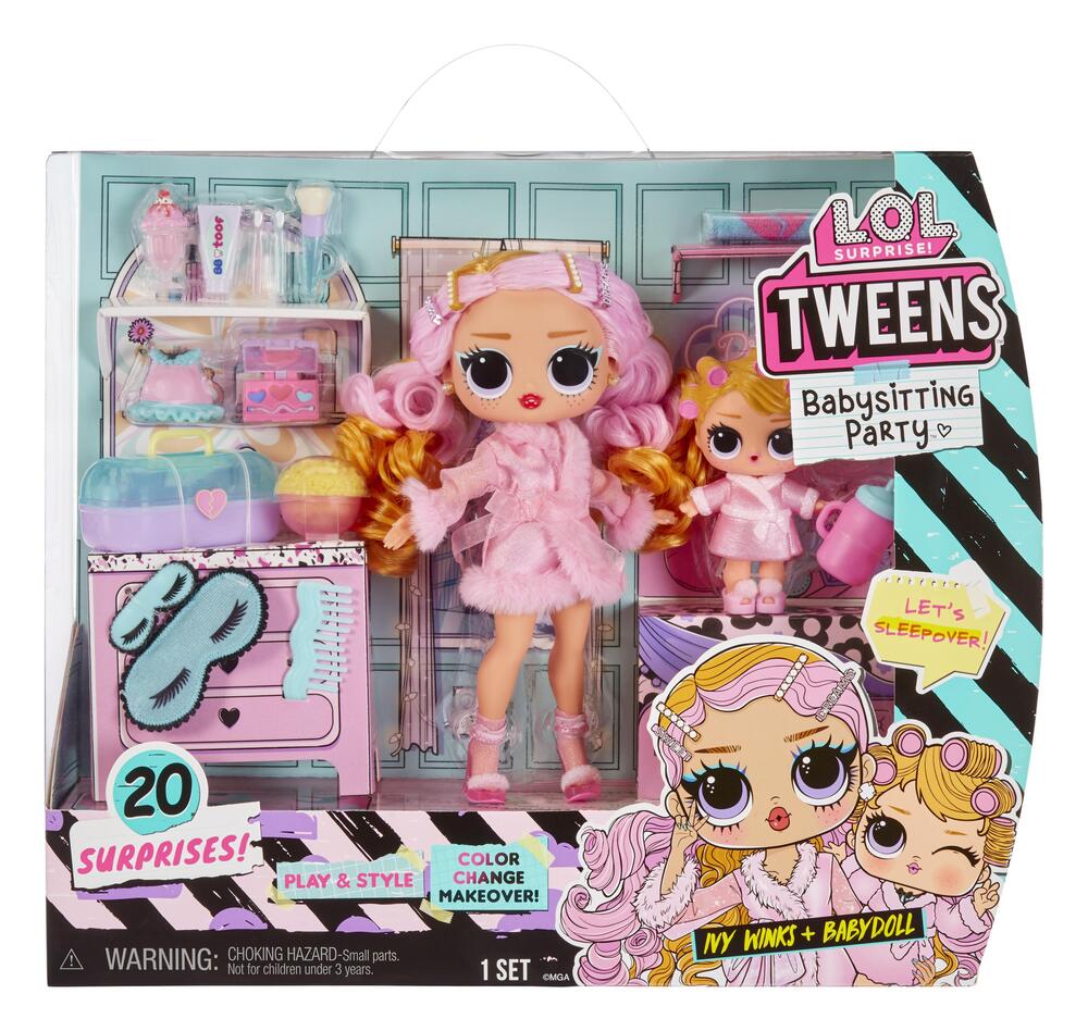 L.O.L. Surprise! Tweens + Tots Baby Sitters - Pyjamasparty