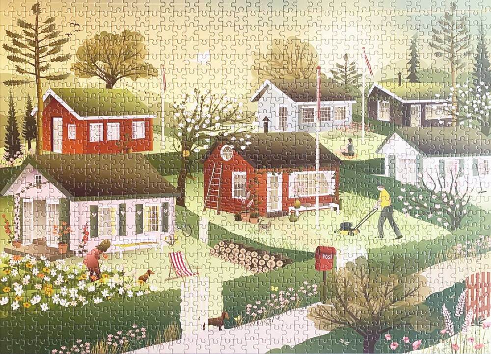 PUSLESPIL SMALL HOUSES 1000 BRIKKER