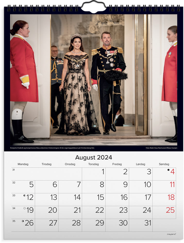 Kalender 2024 kongehuset