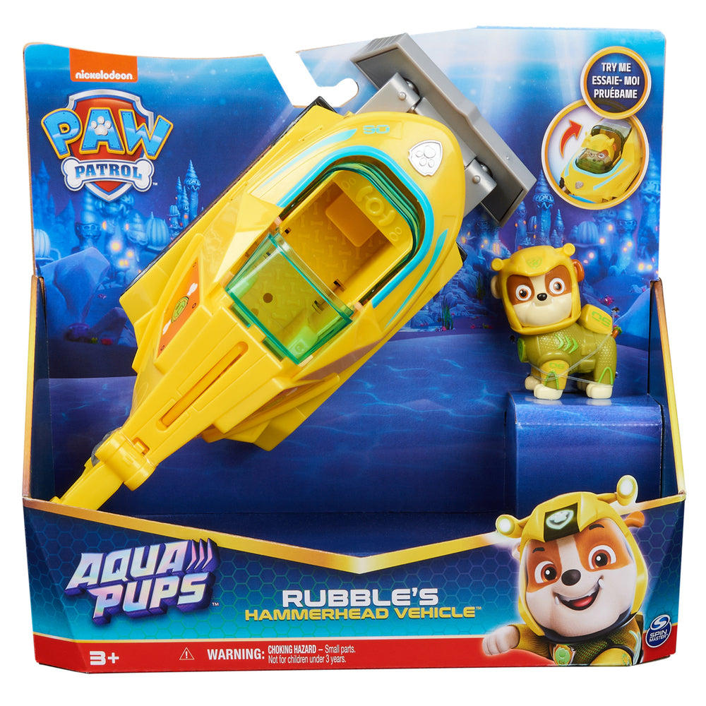 Paw Patrol Aqua Themed Vehicles - Rubble