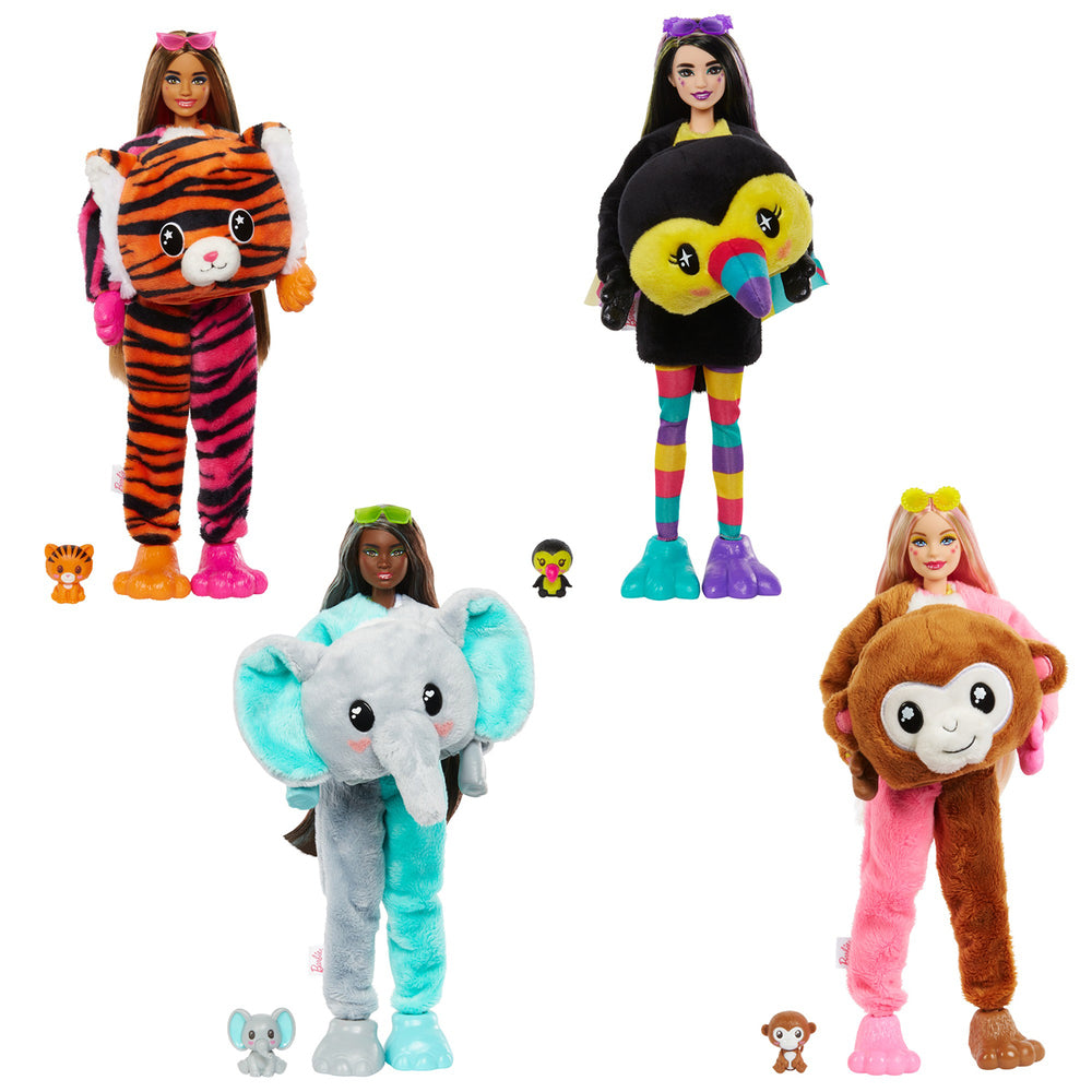 Barbie Cutie Reveal Barbie Jungle Asst