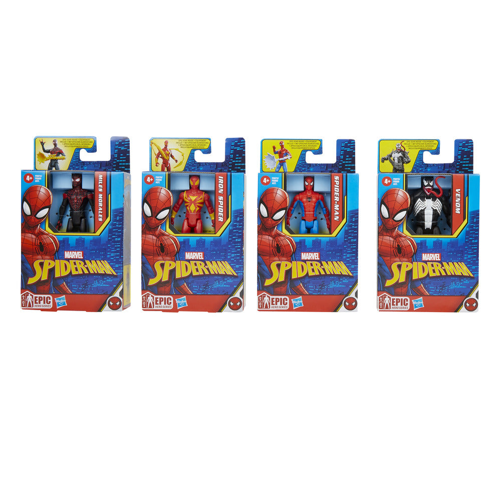Spiderman figur 10 cm asst