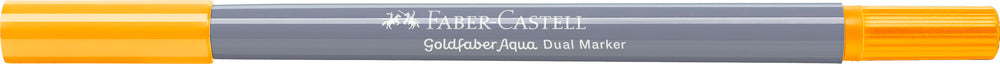 Tusser dobbelt Goldfaber Aqua dark yellow 109
