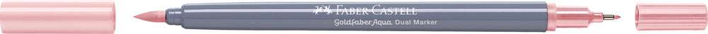 Tusser dobbelt Goldfaber Aqua pale pink 114