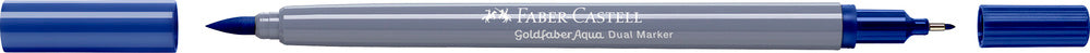 Tusser dobbelt Goldfaber Aqua helioblue reddish 151