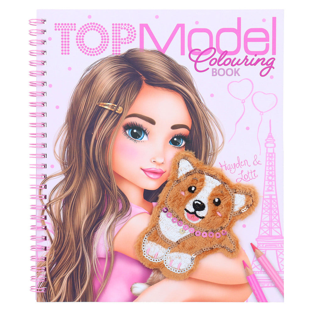 TOPModel Malebog m/plysapplikation
