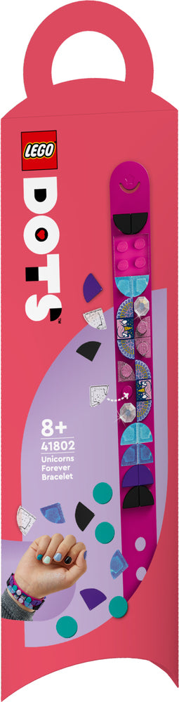 41802 LEGO DOTS Enhjørninger for evigt-armbånd