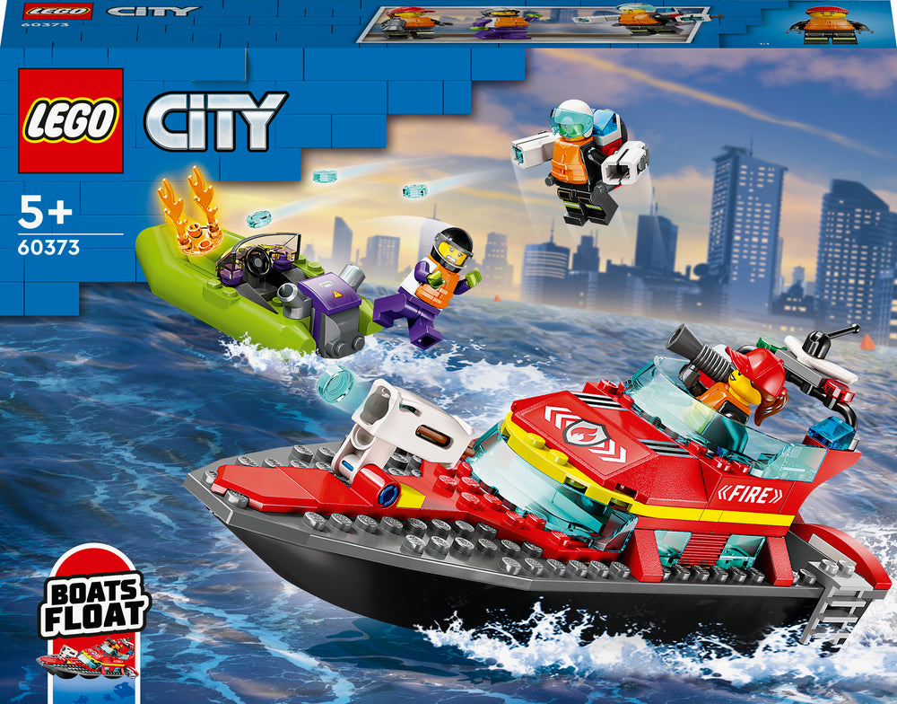 D2 60373 LEGO City Fire Brandvæsnets redningsbåd