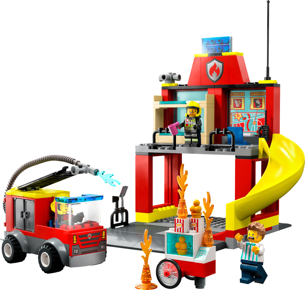60375 LEGO City Fire Brandstation og brandbil