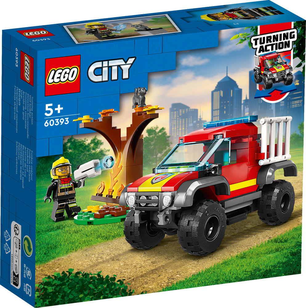 60393 LEGO City Fire Firhjulstrukket redningsvogn