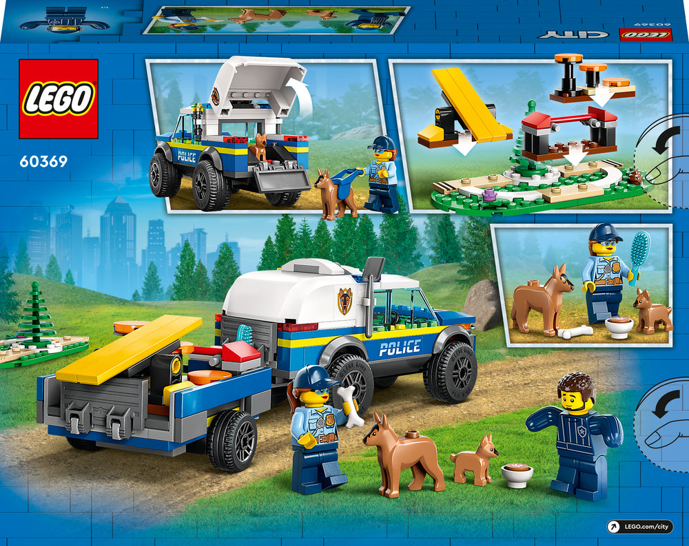 60369 LEGO City Police Mobil politihundetræning