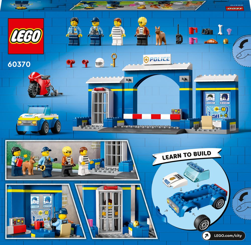 60370 LEGO City Police Skurkejagt ved politistationen