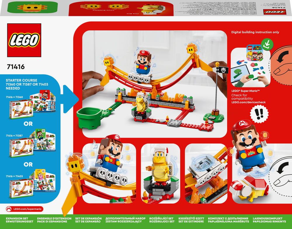 71416 LEGO Super Mario Lavabølge-forlystelse – udvidelsessæt