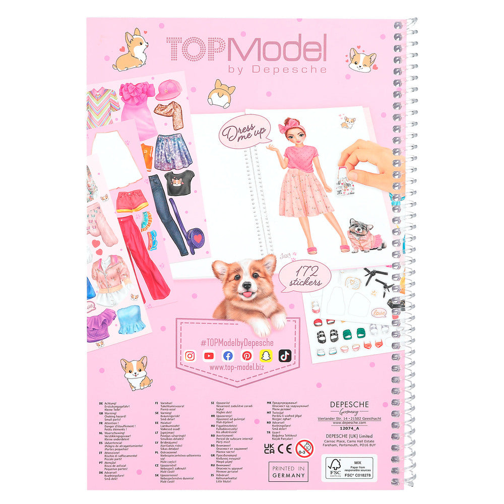 TOPModel Stickersbog Dress Me Up CORGI