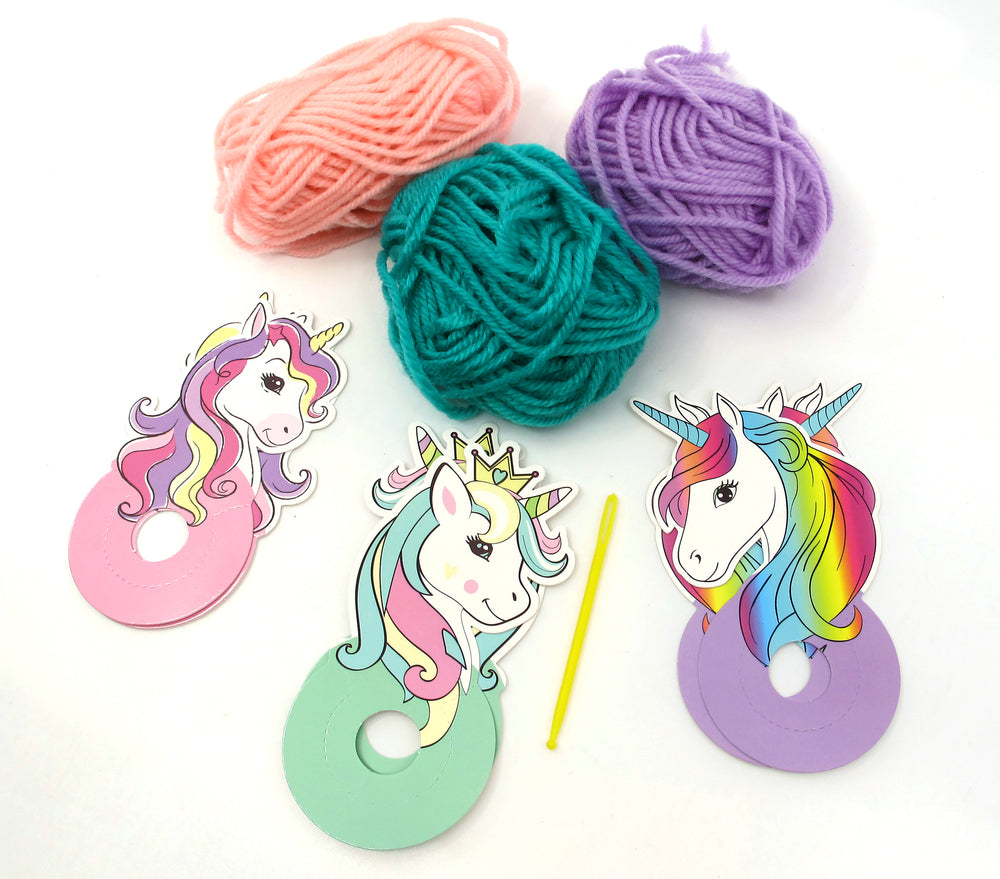 Pom Pom ART Unicorn m/horn 3 stk.
