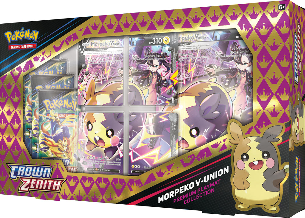 Pokémon V-UNION Box: Crown Zenith - Morpeko Premium Playmat Collection