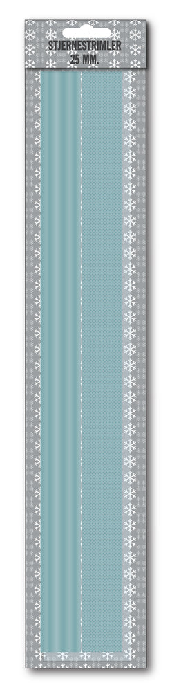 Stjernestrimler glitter 25 mm 20 stk