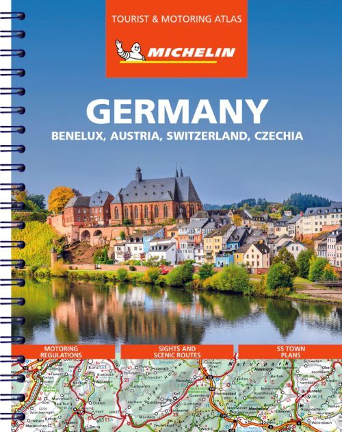 Germany, Benelux, Austria, Switzerland, Czech Republic, Michelin Tourist & Motoring Atlas
