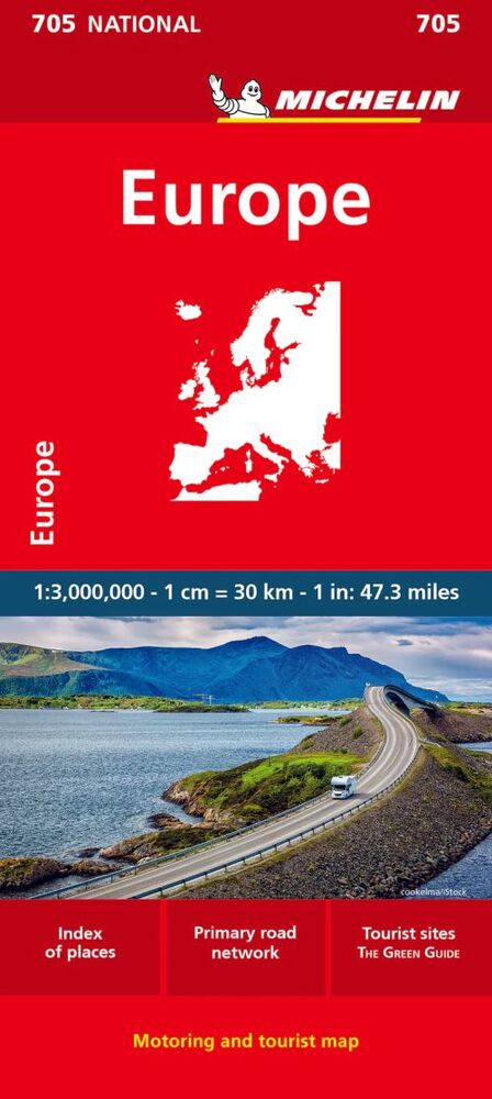 Europe - Michelin National Map 705