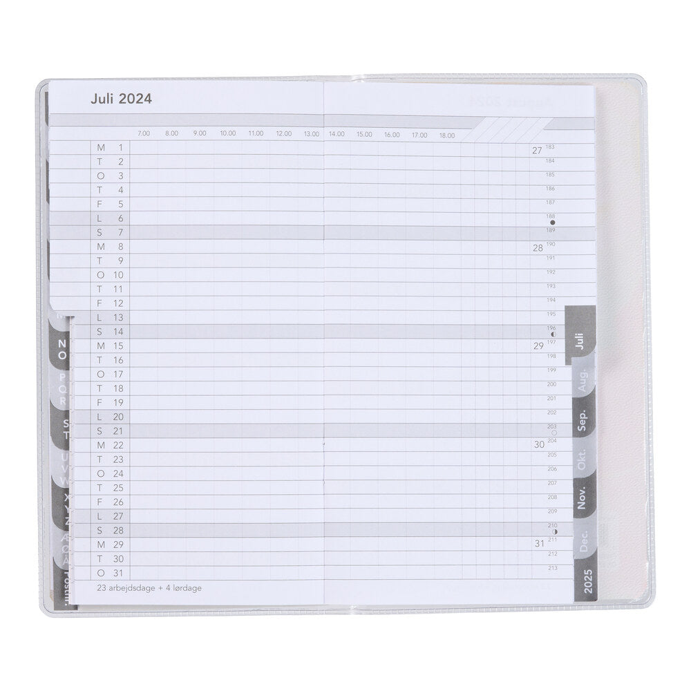 Månedskalender 2024 vinyl